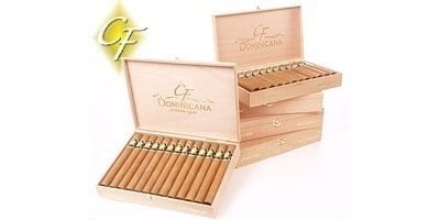 Cigar rollers us the CF Dominicana brand of cigars